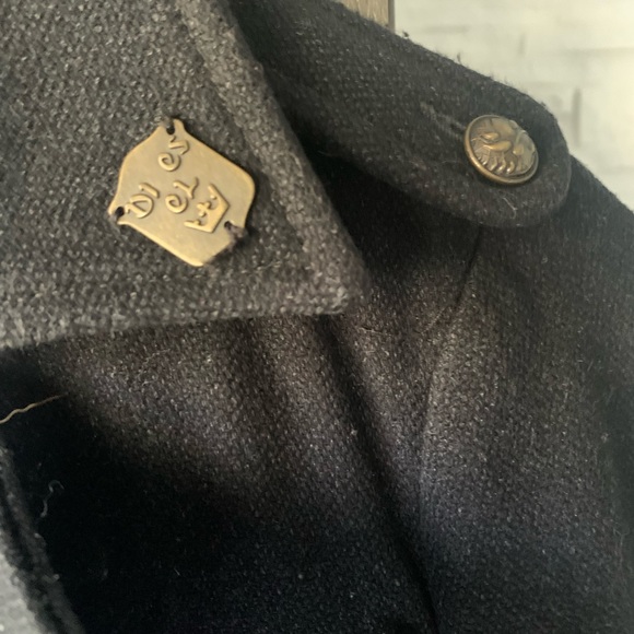 Diesel Women's wool military coat Size Small - Picture 3 of 6